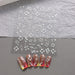 Nail Success Australia BTF-S51 pink hibiscus flower nail stickers shown with floral sample manicure designs
