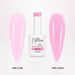Hush Rubber Base Gel - one coat vs two coats comparison