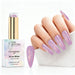 Ice Glitter HEMA- and TPO-free pink holographic gel polish with matching manicure and nail swatch – Nail Success Australia