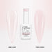 Innocence Rubber Base Gel - one coat vs two coats comparison