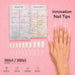 NSI Innovation Nail Tips, clear and natural cases in 100ct and 300ct with hand wearing long square tips