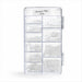 NSI Innovation Clear Nail Tips 300ct storage case with clear tips sorted by size