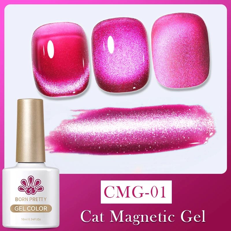 Jelly Amber Cat Eye Magnetic Gel Born PrettyCMG-01