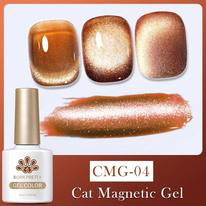 Jelly Amber Cat Eye Magnetic Gel Born PrettyCMG-04