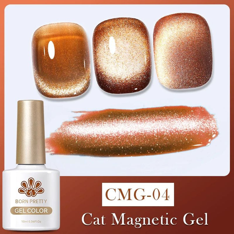 Jelly Amber Cat Eye Magnetic Gel Born PrettyCMG-04