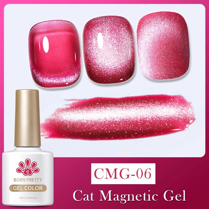 Jelly Amber Cat Eye Magnetic Gel Born PrettyCMG-06
