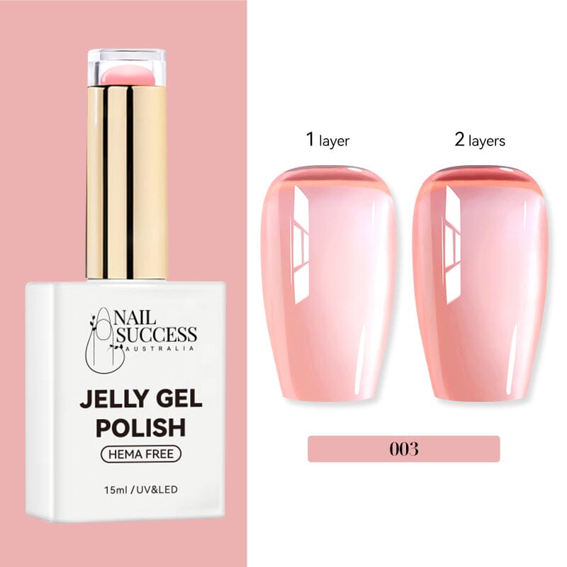 LED; bottle with 1-coat vs 2-coat swatches