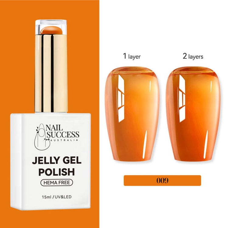 LED; bottle with 1-coat vs 2-coat swatches
