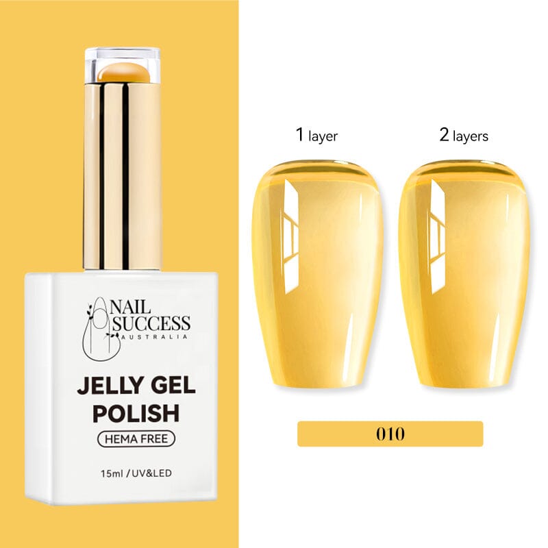 LED; bottle with 1-coat vs 2-coat swatches