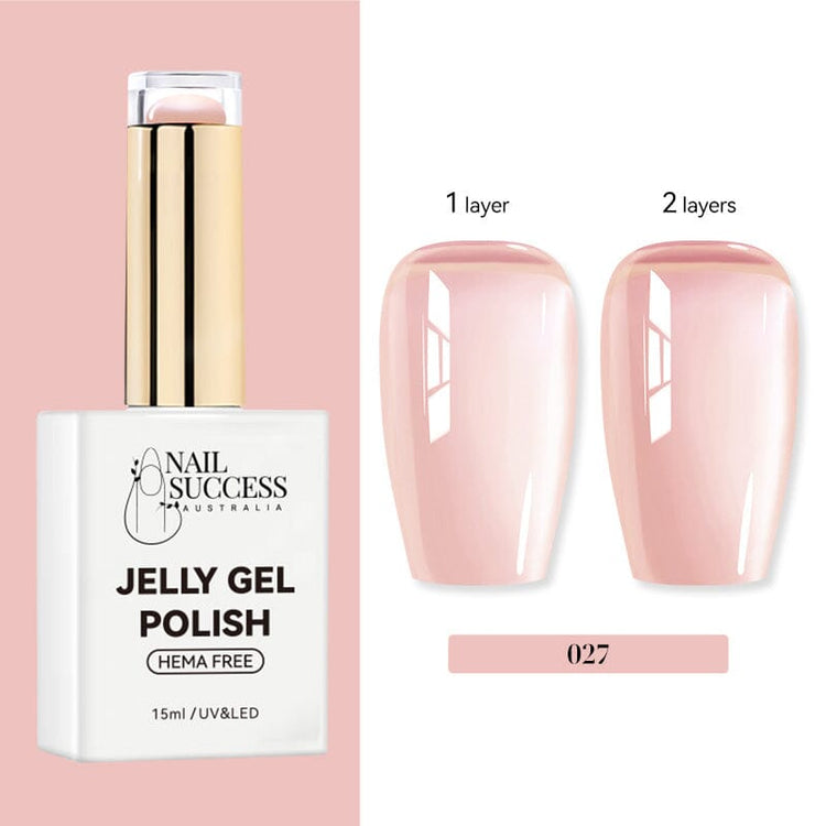 LED; bottle with 1-coat vs 2-coat swatches