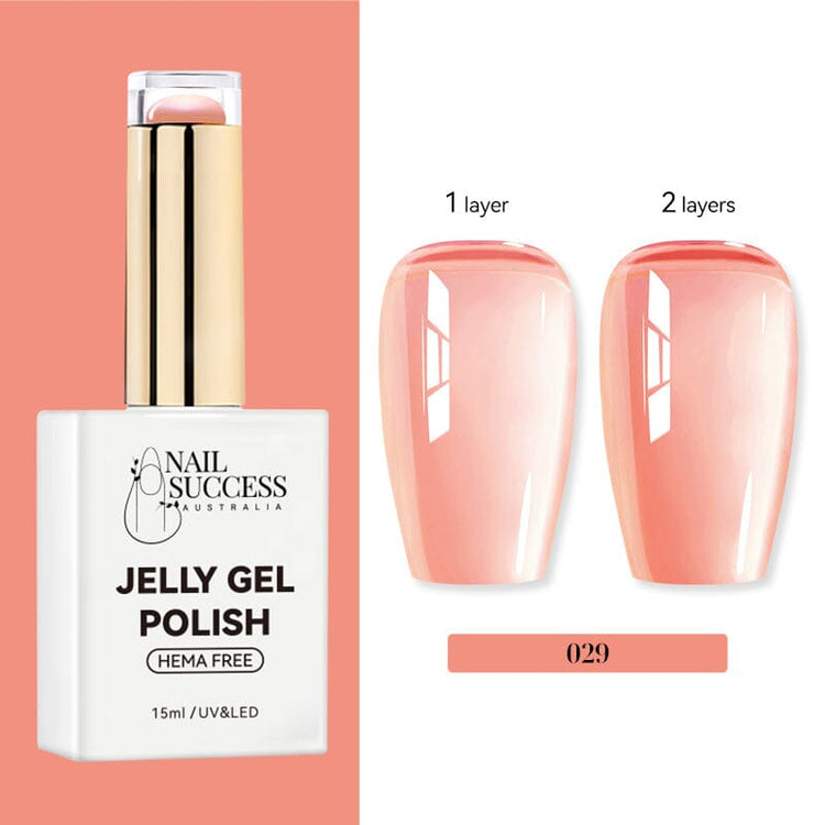 LED; bottle with 1-coat vs 2-coat swatches
