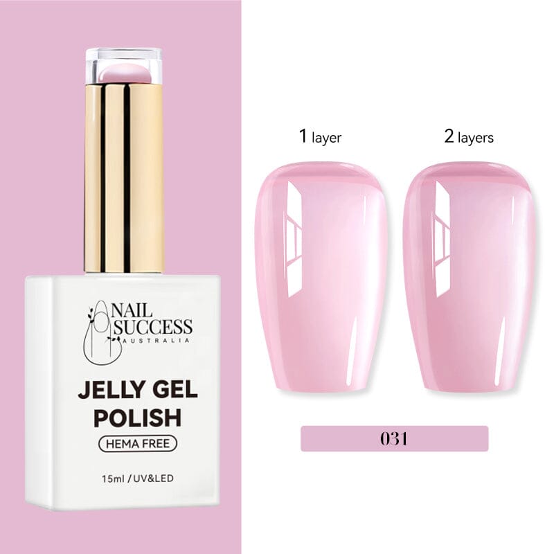 LED; bottle with 1-coat vs 2-coat swatches