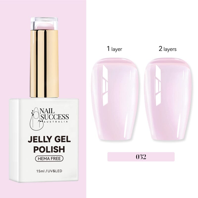 LED; bottle with 1-coat vs 2-coat swatches