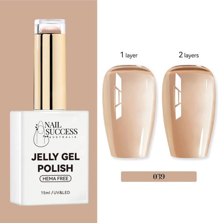 LED; bottle with 1-coat vs 2-coat swatches