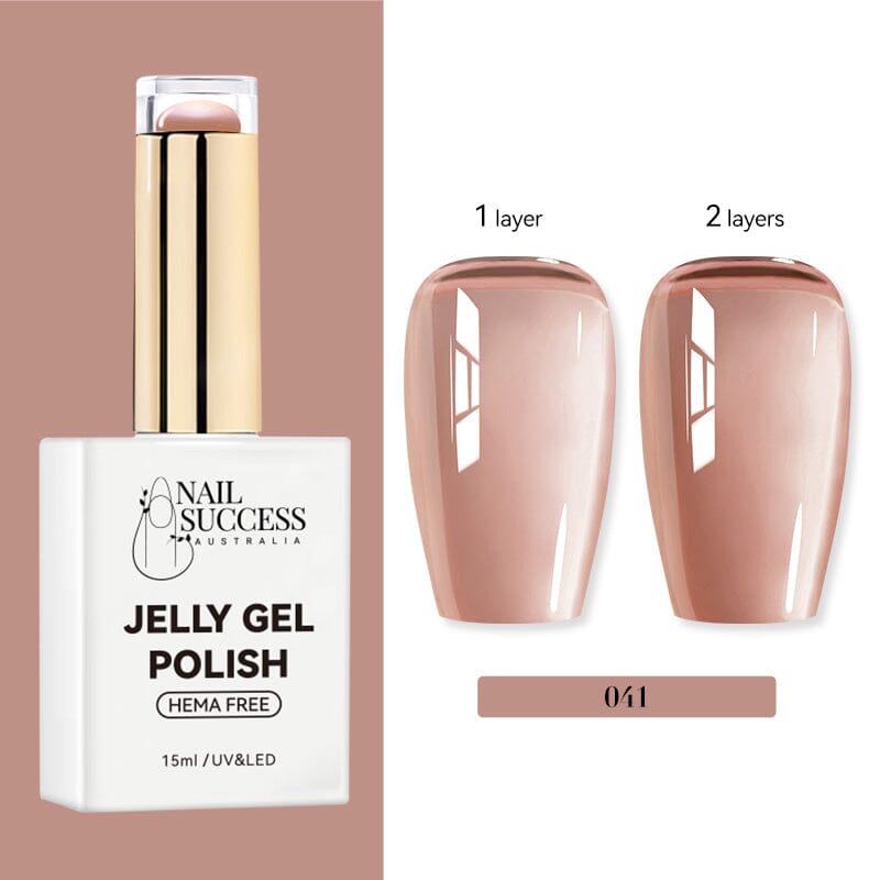 LED; bottle with 1-coat vs 2-coat swatches