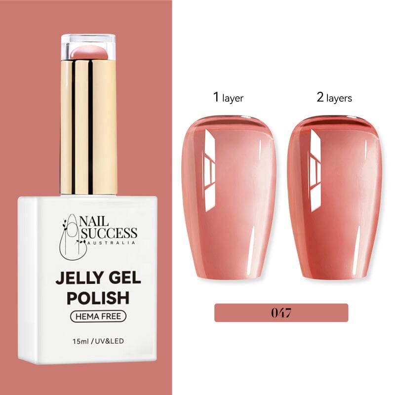 LED; bottle with 1-coat vs 2-coat swatches