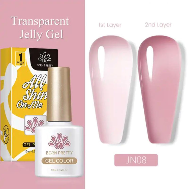 Jelly Nude Gel Polish Born PrettyJN08
