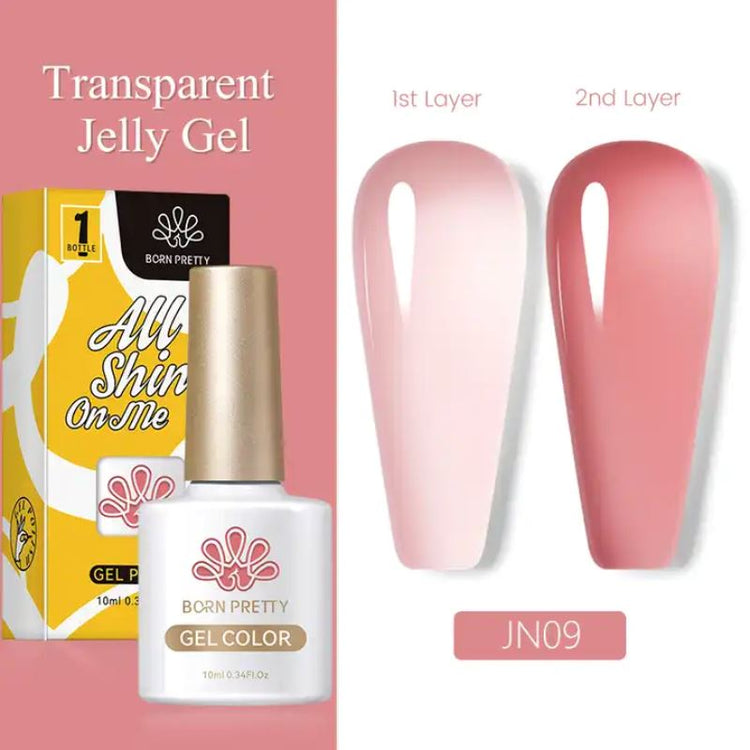 Jelly Nude Gel Polish Born PrettyJN09