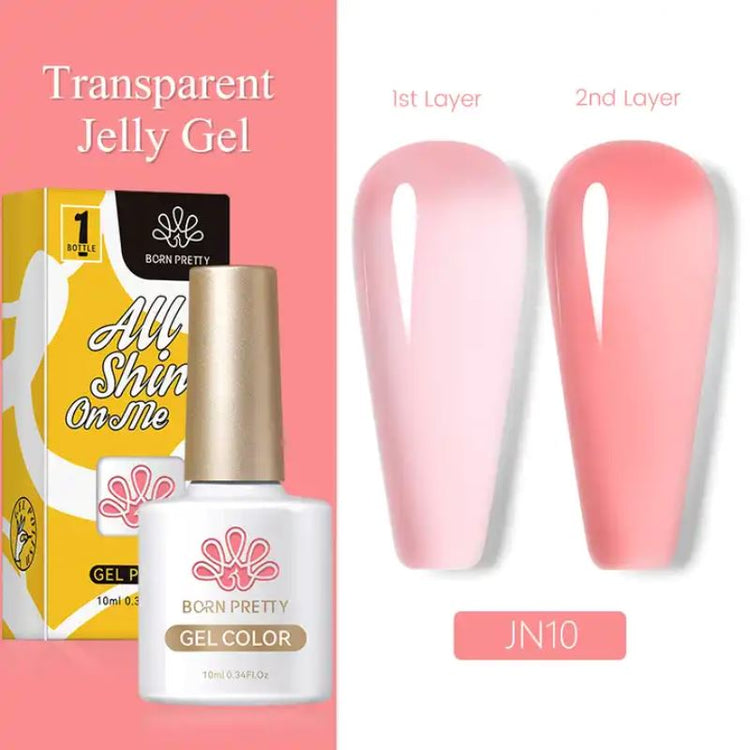 Jelly Nude Gel Polish Born PrettyJN10