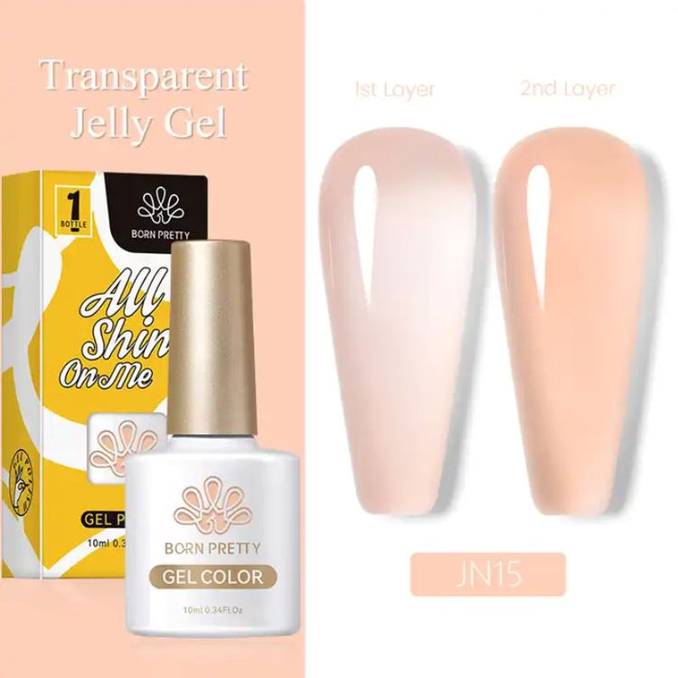 Jelly Nude Gel Polish Born PrettyJN15