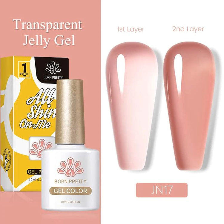 Jelly Nude Gel Polish Born PrettyJN17
