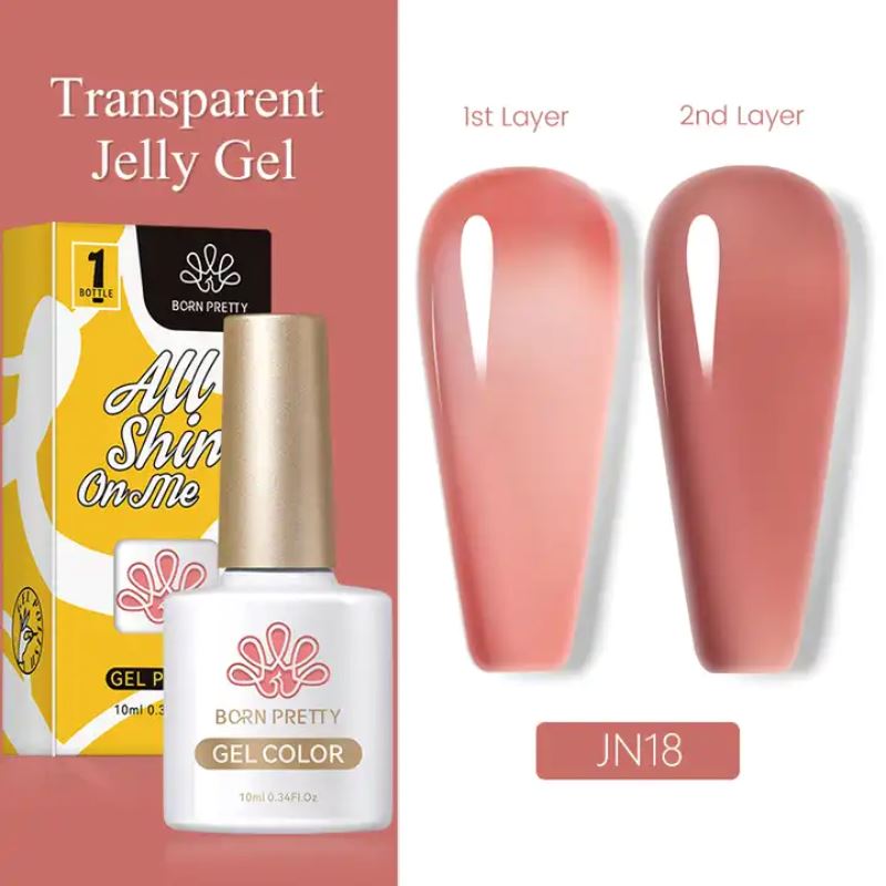 Jelly Nude Gel Polish Born PrettyJN18