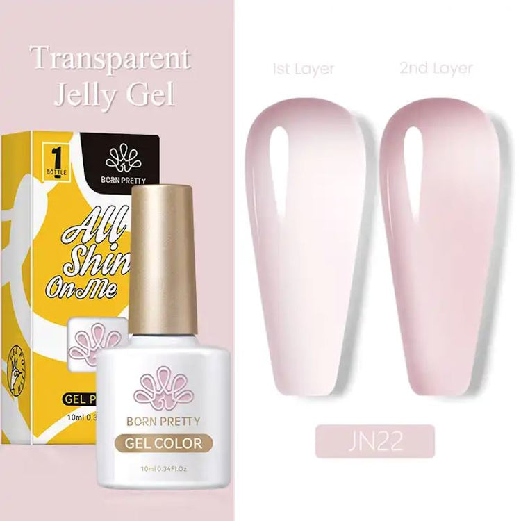 Jelly Nude Gel Polish Born PrettyJN22