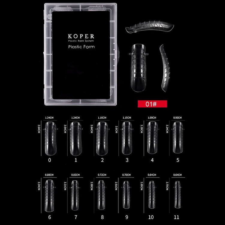 KOPER Dual Nail Form TipsKOPER #01 Classic Curve