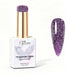 Nail Success Australia Lavender Lights reflective glitter gel polish bottle with glossy purple nail colour swatch