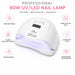 Professional white 80W UV LED nail lamp with 36 LEDs, motion sensor, Australian plug and four timer settings