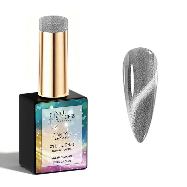 Lilac orbit gel polish cat eye gel polish NSI Australia