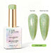 Nail Success Australia Lime Laser holographic gel polish with top coat and matte top coat swatches