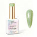 Nail Success Australia Lime Laser holographic gel polish bottle with glossy lime green holographic nail colour swatch