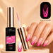 Nail Success Liner Art Gel GD03 Glow in the Dark Pink, 10ml UV LED liner gel with hot pink glow