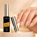 Nail Success Liner Art Gel Gold 013, 10ml UV LED striping gel with gold chevron French tips