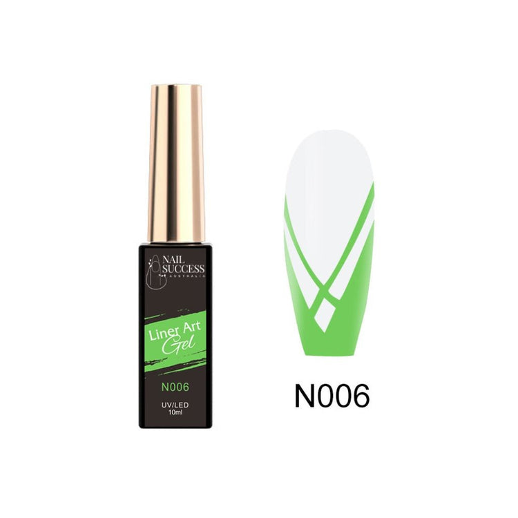 LED green liner gel with swatch