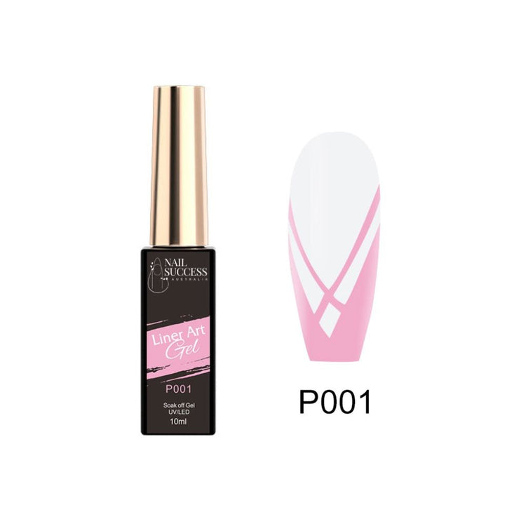 LED pink liner gel with swatch