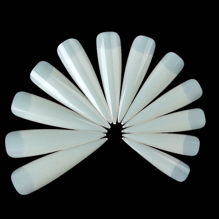 Long Plus Stiletto Nail Tips 12pcs Bag