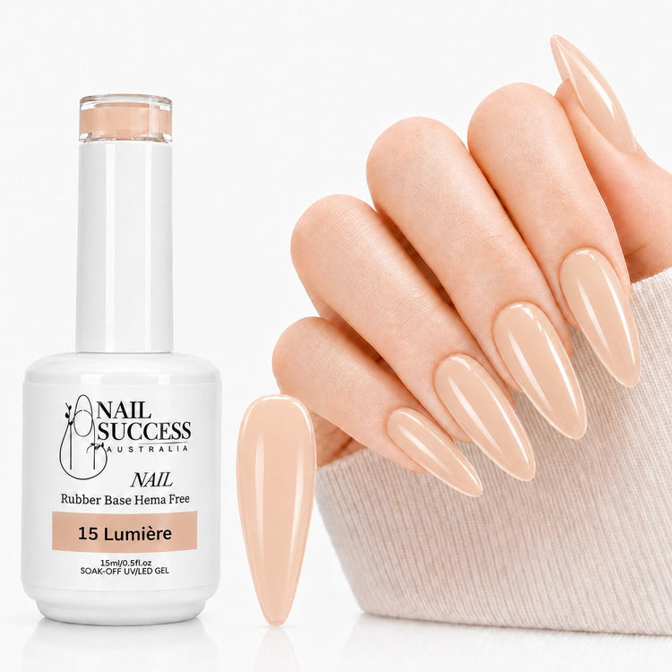 Lumiere Rubber Base Gel - HEMA Free