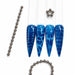 5 mm magnetic beads creating blooming cat-eye effects on blue gel polish nail tips – NSI Australia