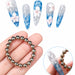 20-piece 5 mm magnetic bead ring for creating blooming cat-eye gel polish nail art – NSI Australia