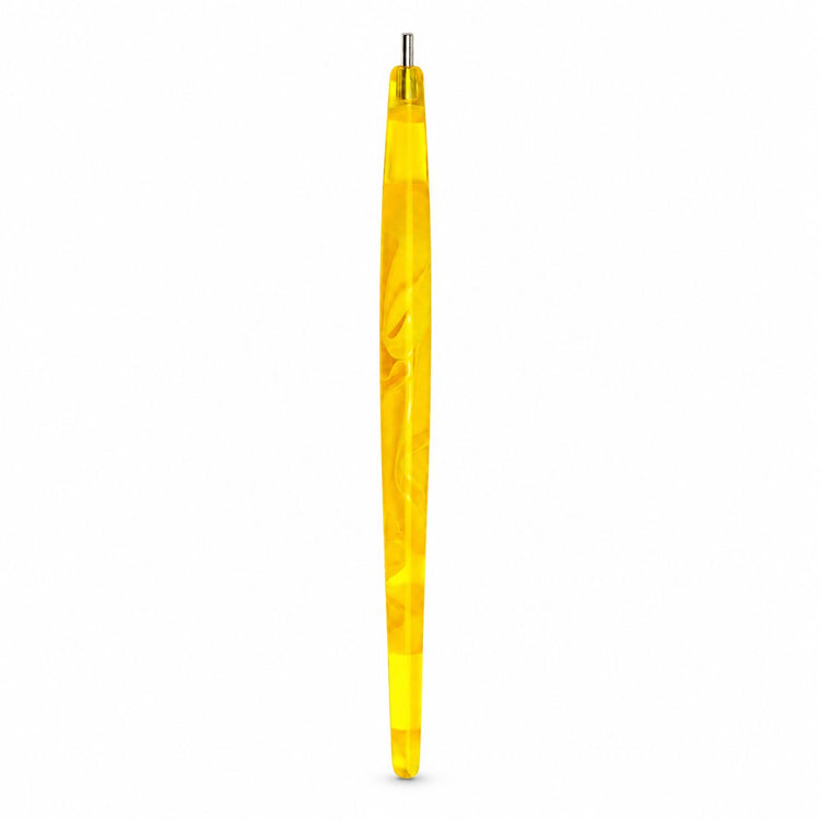 Yellow marbled cat-eye magnetic pen with line strip handle for magnetic gel polish nail art – NSI Australia