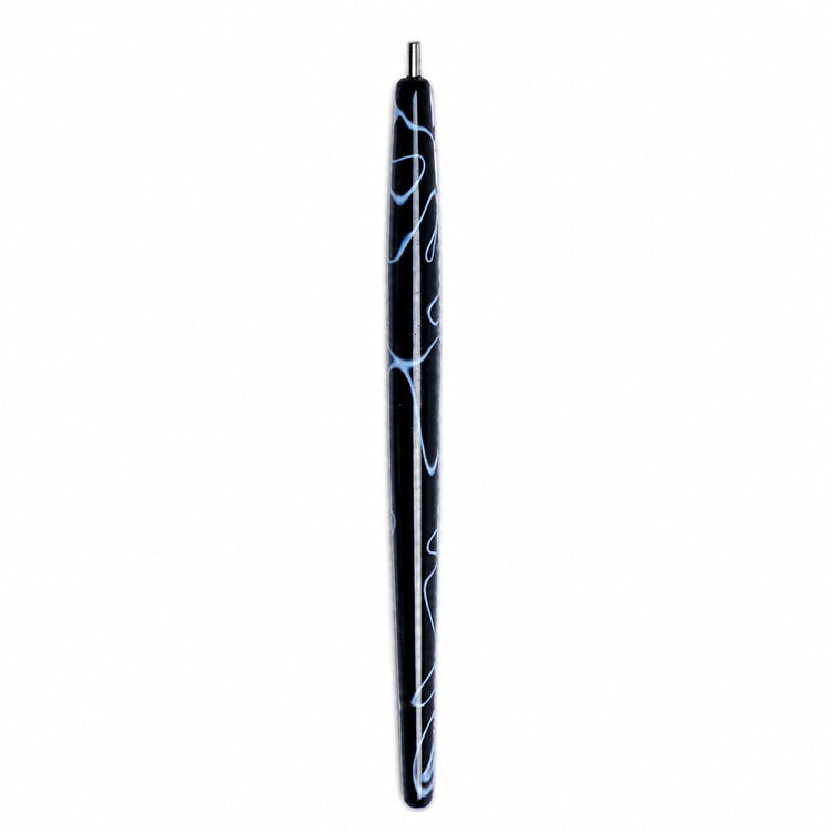 Black marbled cat-eye magnetic pen with line strip handle for magnetic gel polish nail art – NSI Australia