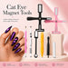 Assorted cat-eye magnet nail art tools for creating dimensional patterns with magnetic gel polish