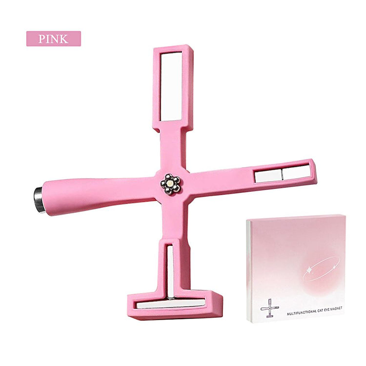 Magnet Tool For Cat Eyes Magnetic Gel PolishCross Magnet 5 in 1 - Pink