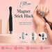 Black cat-eye magnet stick for creating wide, French and curved effects with magnetic gel polish