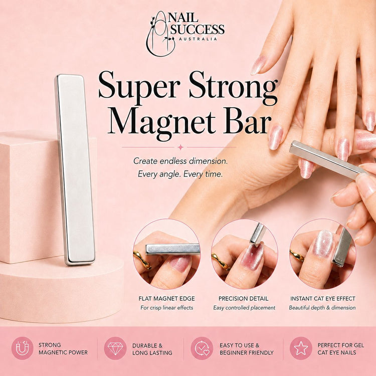 Magnet tool for cat eyes magnetic gel polish nail art tools NSI Australia super strong magnet bar