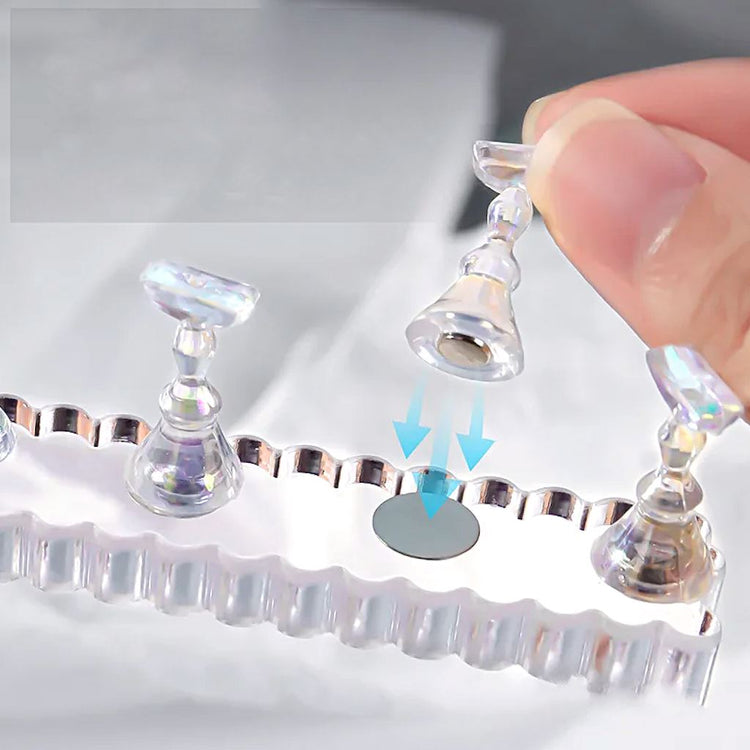 Magnetic Tips Display Stand Aurora and Clear - NSI Australia