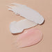 VOESH New York Mani Moments Vitamin Recharge manicure kit texture swatches with cream and glossy serum on nude background