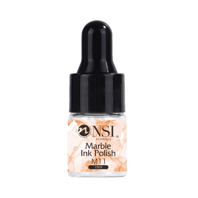 NSI Australia Marble Ink Polish M11 — 15ml nail art ink dropper bottle